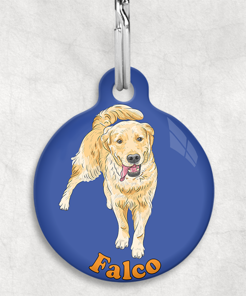 golden-retriever-naam-los-huisdierpenning-blauw