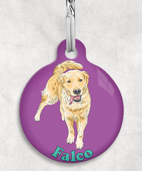 golden-retriever-naam-los-huisdierpenning-lilla