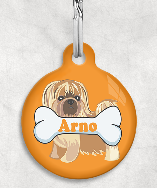 pekinees-naam-been-huisdierpenning-oranje