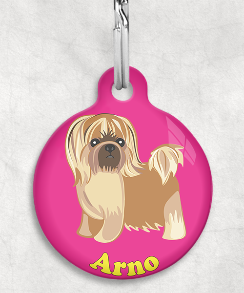 pekinees-naam-los-huisdierpenning-fushia