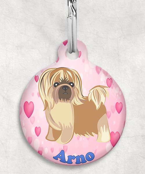 pekinees-naam-los-huisdierpenning-hartjes