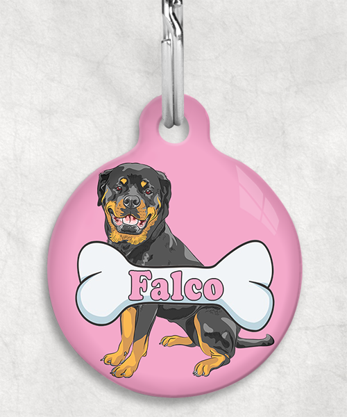 rotweiler-freepik-naam-been-huisdierpenning-lichtroze