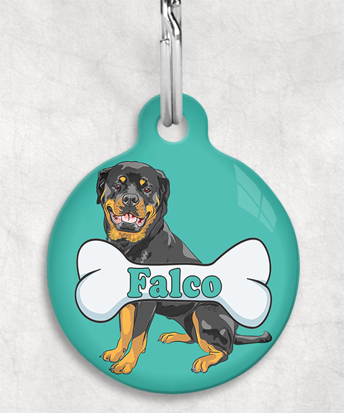 rotweiler-freepik-naam-been-huisdierpenning-turquoise
