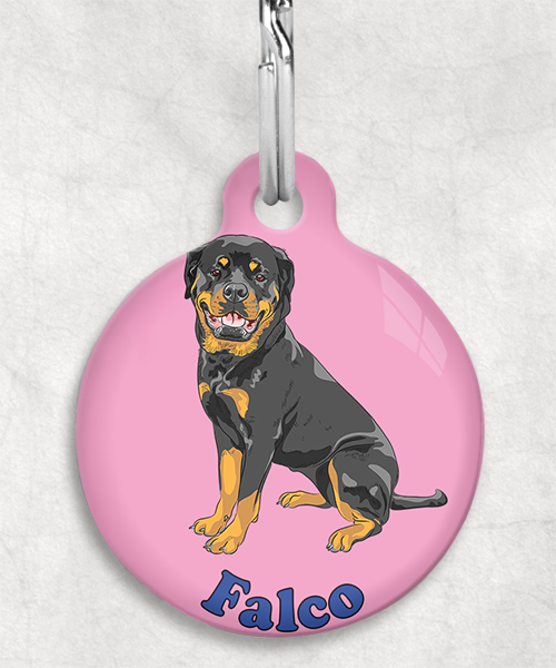 rotweiler-freepik-naam-los-huisdierpenning-lichtroze