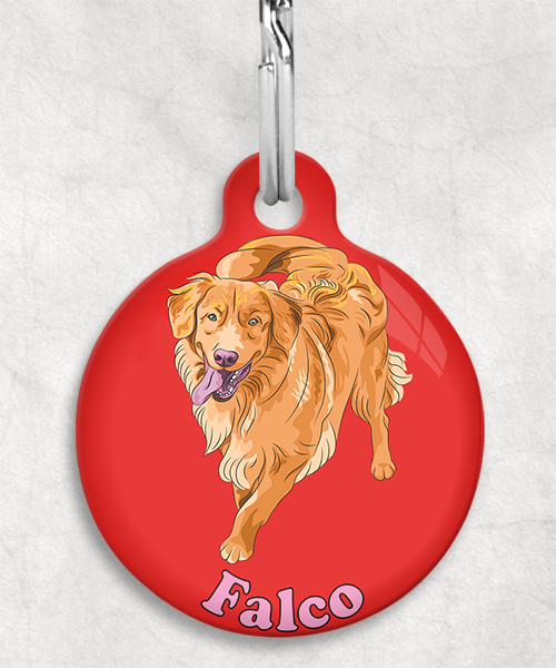 scota-duck-toller-naam-los-huisdierpenning-rood