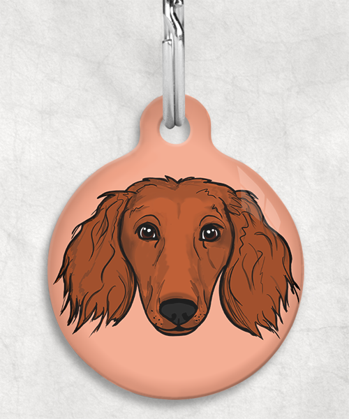 langharige-teckel-red-zonder-naam-huisdierpenning-peach