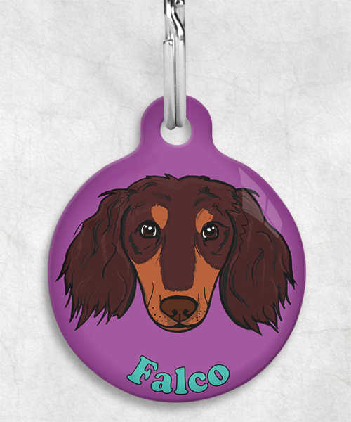 teckel-choco-tan-lang-haar-zelf-naam-los-huisdierpenning-lilla